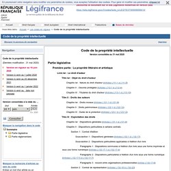 Code De La Propriete Intellectuelle Pearltrees