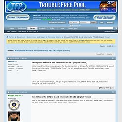 Pentair Pump Wiring Pearltrees