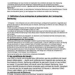 Les Conditions De Travail Chez Samsung Pearltrees