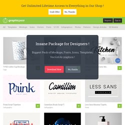 Download Free Mockups Design Pearltrees PSD Mockup Template