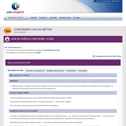 Auxiliaire De Puericulture Pearltrees