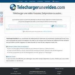 Logiciel Pour Telecharger Video Youtube Dailymotion Gratuit