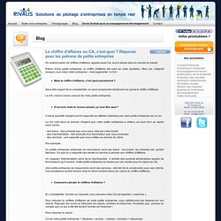 Qu Est Ce Qu Un Chiffre D Affaire Pearltrees