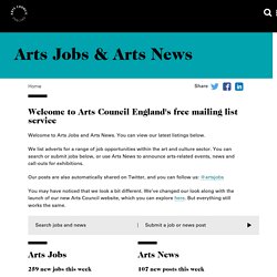 arts jobs arts news pearltrees jobs in the arts
