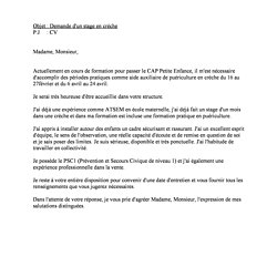 Trouver Son Stage Exemple Lettre Rapport De Stage En