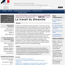 Travail Le Dimanche Majoration Du Salaire Pearltrees