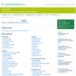 Taaladvies Net Pearltrees