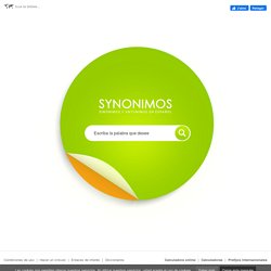 Sinonimos Diccionario De Sinonimos En Espanol Pearltrees
