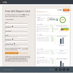 free seo report card website grader pearltrees seo report