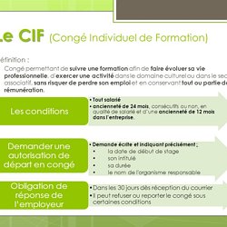Cif Conges Individuel De Formation Pearltrees
