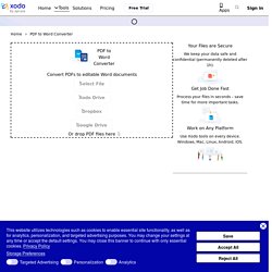 Convert Pdf To Word Online Free Pearltrees