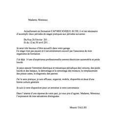 Trouver Son Stage Exemple Lettre Rapport De Stage En