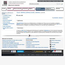Chambre De Commerce Code Naf Et Ape Pearltrees