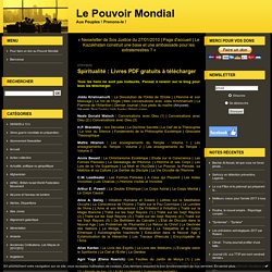 Spiritualite Livres Pdf Gratuits A Telecharger Pearltrees