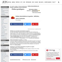 Les Soldes Intermediaires De Gestion Sig Pearltrees