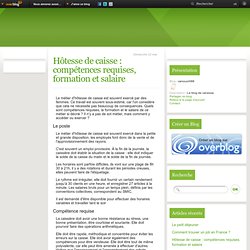 Les Conditions De Travail Chez Les Hotesses De Caisse