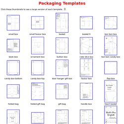 Packaging Templates Pearltrees