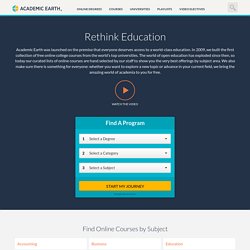 Free Online Courses From Top Universities Pearltrees