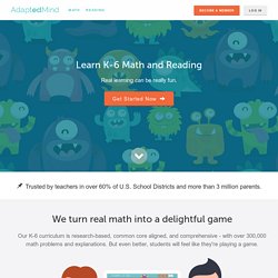 AdaptedMind - Adaptive math exercises and worksheets for ...
