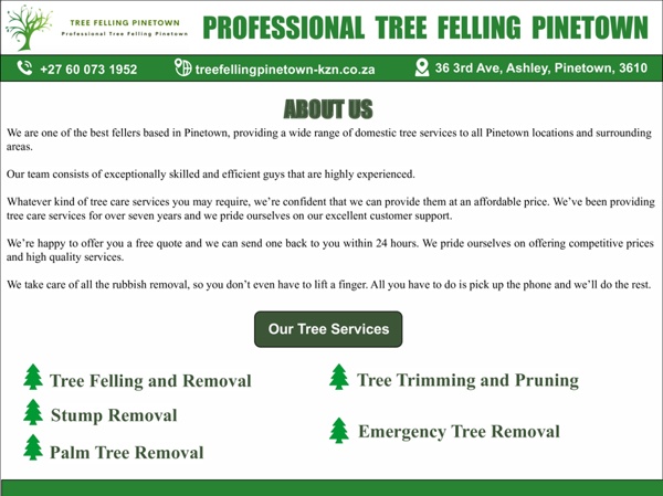 Tree Felling Pinetown