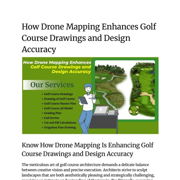 How Drone Mapping Enhances Golf Course CAD Drawings and Design Accuracy_offpage blog_Komal