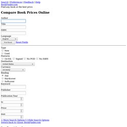 Bookfinder Used Books