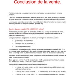 Definition Conclure Une Vente Pearltrees